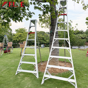Escalera de Trípode de Aluminio de 10 Escalones para Cosecha de Frutas en Huertos Agrícolas - Product Image 1