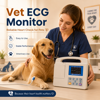 Equipo Veterinario para el Cuidado de Mascotas, Electrocardiógrafo Digital de 3 Canales, Electrocardiógrafo Económico