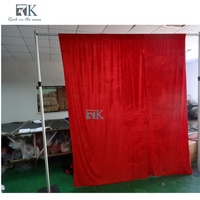 Décor de toile de fond de mariage réglable de haute qualité, structure tubulaire et drapée pour événements et fêtes, en vente