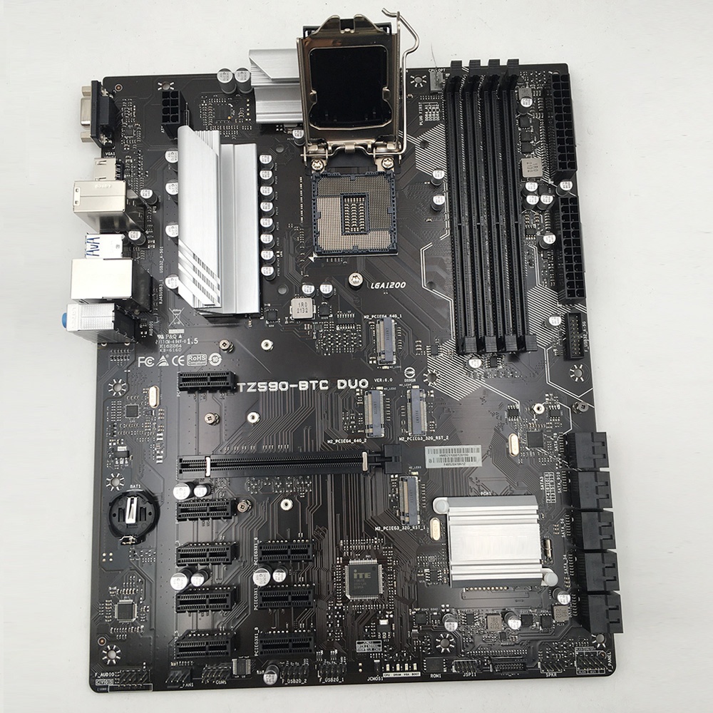 TZ590-BTC DUO＋G5905＋DDR4 24GB 動作OK Biostar TZ590-BTC Duo