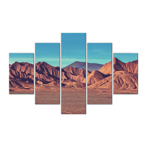 Harf noir et blanc avec impression murale de paysage, 5 pièces, décoratifs - Product Image 5