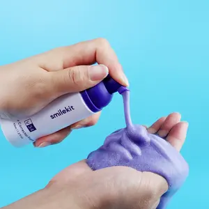 SMILEKIT – Mousse de blanchiment des dents à la menthe poivrée, correcteur de couleur V34, dentifrice en Mousse, 45ml