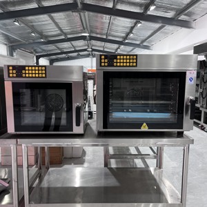 เตาหมุนเวียนอากาศร้อน<span class=keywords><strong>5</strong></span>แผ่น4แผ่นขนาดเล็กตั้งโต๊ะพร้อมระบบควบคุมอุณหภูมิคอมพิวเตอร์และฟังก์ชั่นความจำ - Product Image 3