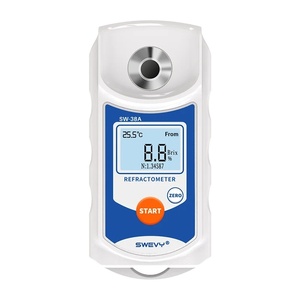 SW38A LCD Dijital Refraktometre Brix Ölçer Meyve Suyu İçecek ATC Şeker İçeriği Ölçüm Cihazı 0-38% Sakarometre - Product Image 6