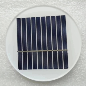 แผงเซลล์แสงอาทิตย์ IBC ทรงกลมขนาดเล็ก5V 1W แผงแข็งขนาดเล็กประสิทธิภาพ20% สำหรับอุปกรณ์อัจฉริยะ IOT - Product Image 1