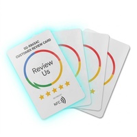 Özel NFC İnceleme Kartı 86x54mm N213 Temassız Dokunmatik Akıllı PVC İşletme Geri Bildirim Kartı Perakende Restoran Otel Google İnceleme için