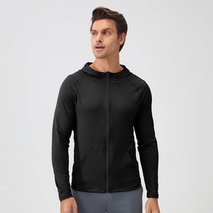 Veste de sport décontractée <span class=keywords><strong>pour</strong></span> homme JAC22 J4277S <span class=keywords><strong>pour</strong></span> l'automne et l'<span class=keywords><strong>hiver</strong></span>, fermeture éclair, col montant, séchage rapide, manches longues <span class=keywords><strong>pour</strong></span> la course à pied et l'entraînement - Product Image 6
