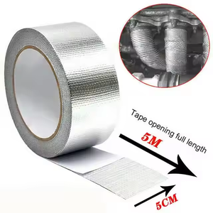 Ruban de papier d'aluminium renforcé 493 avec <span class=keywords><strong>film</strong></span> de polyéthylène laminé Feuille d'aluminium en fibre de polyéthylène - Product Image 2