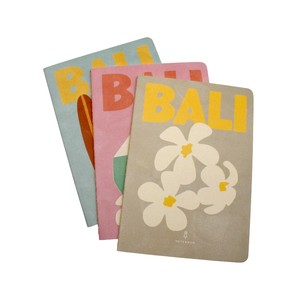 Nouvel ensemble de cahiers d'exercices à motifs floraux frais, journaux quotidiens, reliés par fil, A5, pour l'écriture personnelle - Product Image 4