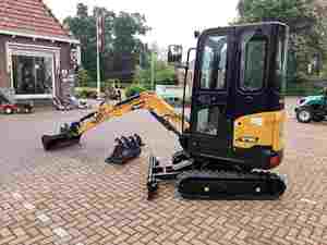 Para Miniexcavadora Sy18C de 1.8t con Motor de Alta Eficiencia, Bomba, Caja de Cambios y Componentes Principales PLC - Product Image 6