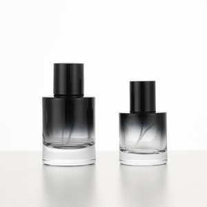 Luxury Custom Magnetic Cap 30ml 50ml Clear Frosted Round Empty Spray Glass <strong>Perfume</strong> <strong>Bottle</strong> With Packaging Box - Product Image 1