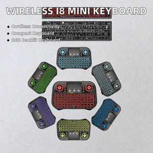 Souris aérienne sans fil rechargeable 2,4 G la plus performante, clavier tactile MINI I8, télécommande, interface USB pour Android <span class=keywords><strong>Smart</strong></span> <span class=keywords><strong>TV</strong></span> Box - Product Image 3