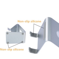 Support de téléphone flexible en alliage d'aluminium anti-corrosion, support de bureau portable compatible iPad, hauteur réglable universelle pour lit et bureau