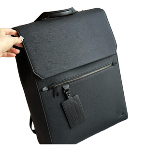 New Style Genuine <b>Leather</b> Waterproof Fashion <b>Backpack</b> Leisure Business Computer Bag <b>Large</b> Capacity Travel Multifunctional - Product Image 1