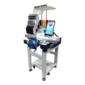 JUNMA Single Head Computerized Embroidery Machine 500x800mm Fully Automatic Large Commercial Flat Sewing Equipment - Product Image 2