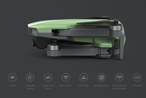 Hoshi <span class=keywords><strong>Mjx</strong></span> B19 RC Bay Không Người Lái Cập Nhật 2.5K Eis GPS <span class=keywords><strong>Wifi</strong></span> 5G <span class=keywords><strong>HD</strong></span> <span class=keywords><strong>FPV</strong></span> Quadcopter Máy Ảnh Không Chổi Than Có Thể Gập Lại Racing Drone Cho Giáng Sinh - Product Image 2