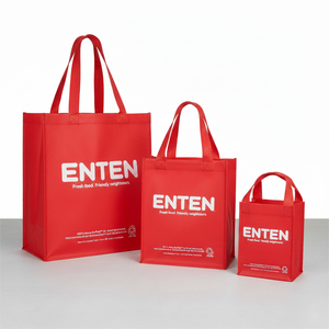 Wholesale Eco Recyclable Custom Personalized Non Woven Promotional Reusable Shopping Tote Bags with Custom Capacity - Product Image 3