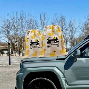 Sacs en toile à cordon de serrage en gros pour événements <span class=keywords><strong>Jeep</strong></span> Duck, figurines de canards, sacs pour jouets, aliments et bonbons - Product Image 6