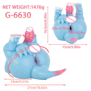 ギーバ6630ファンタジードラゴンシリコン男性用オナホールポケットプッシーオナホール人工膣ストローカー男性用セックストイドロップシッピング - Product Image 2