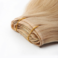 Extensions de cheveux vietnamiens à cuticules alignées, de donneur unique, à clipser sans couture, en cheveux humains