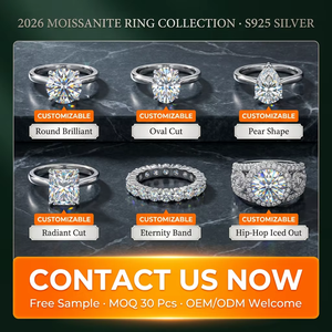 Anillo de Moissanita Redonda de 0.8CT al por Mayor, Diseño Fuegos Artificiales, Plata 925, Joyería Fina a Granel para Boutiques - Product Image 6
