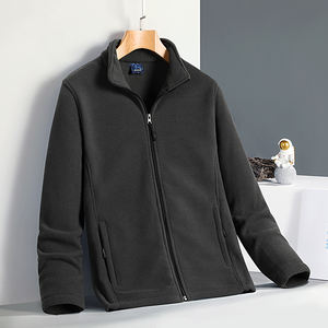 Chaqueta Larga Casual de Moda para Hombre, para Exteriores, Resistente al Viento, Transpirable, que Absorbe la Humedad, Cómoda, No Abultada, con Cuello Alto - Product Image 3