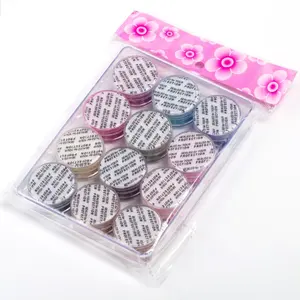 1 Set 12 Stuks kleurrijke nail art decoratie nail fluwelen acryl poeder 2019 nieuwe stijl fuzzy stroomden nail fluwelen poeder decoratie