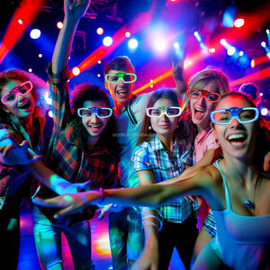 Gafas de luz fría LED EL, suministros de decoración de boda de Navidad, nuevos favores de fiesta de Halloween, novedades para fiestas, decoraciones para fiestas - Product Image 6