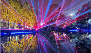 Luz de escenario láser LED RGBW impermeable de alta potencia de 20W/30W/40W para proyecto de iluminación de techo FB4 MODO DE Control IP65 luces de haz de clasificación - Product Image 6