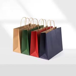 Hot Selling Product Christmas Gift Wrapping <b>Paper</b> Packaging Recycled Kraft <b>Paper</b> Bag - Product Image 4