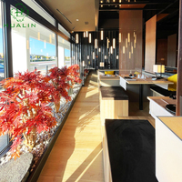 HUALIN Design d'intérieur 3D pour restaurants ; Mobilier de restaurant sur mesure et matériaux décoratifs directement de l'usine
