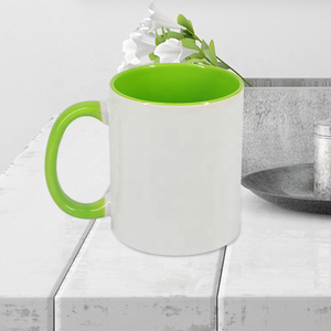 Tazze in Gres Sublimabile Stile Classico Più Popolari del 2025, 350/500ml, con Interno e Manico Colorati, Ideali per Regali Aziendali e Caffè - Product Image 3