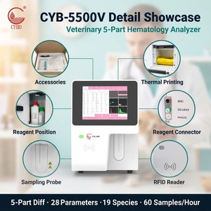 Analizador Hematológico Veterinario Avanzado de 5 Partes, Máquina Automatizada de CBC para el Cuidado de Mascotas - Product Image 5