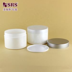 Chất lượng cao tùy chỉnh trang trí 300ml đơn tường PP nhựa <span class=keywords><strong>Jar</strong></span> Trắng - Product Image 1