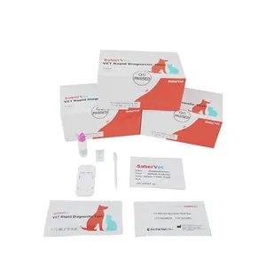 Animal Free Sample Drug Testing On Animals Leukemia FIV Ab/FeLV Ag Combined Rapid Test Veterinary Diagnostic Home Test