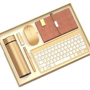 Regalos Personalizados para Empresas, Set de Regalo con Teclado Inalámbrico, Memoria USB, Bolígrafo y Ratón en Caja para Invitados - Product Image 2