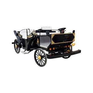 Precio de Fábrica al por Mayor XCEGO Carroza Eléctrica Europea de Dos Filas con Estructura de Acero, sin Caballos, Estilo Princesa Cenicienta, para 4-6 Personas - Product Image 3