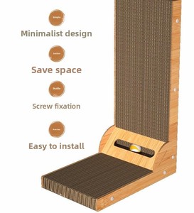 Rascador para Gatos de Papel Ecológico Clásico Moderno en Forma de L, Rascador Vertical para Gatos, Estable y Resistente al Desgaste, 60 cm - Product Image 6