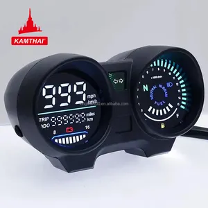 Kamthai เครื่องวัดความเร็วรถจักรยานยนต์แบบดิจิตอลสำหรับรถจักรยานยนต์ยามาฮ่า