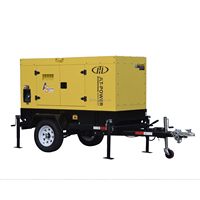 Hervorragender 30-kVA-Silent-Dieselgenerator mit 3 Phasen, offenem Rahmen, mobilem Anhänger, ATS und Yangdong-Motor für kommerzielle Notstromversorgung