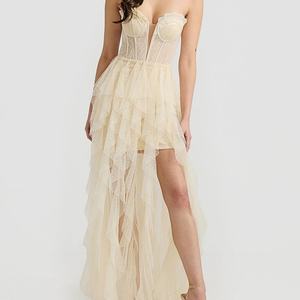 Nuevos Vestidos de Halloween de Lujo para Mujer, Vestido Ajustado de Malla de Doble Capa para Verano, Vestidos Elegantes e Informales - Product Image 3