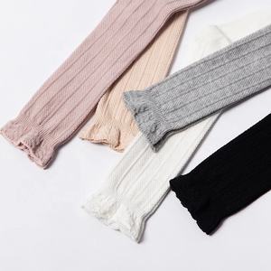 RY-Calcetines hasta la rodilla de algodón para bebé, medias blancas de encaje para niña, calcetines largos de tubo para recién nacidos, calentadores de piernas para niño y niña - Product Image 4