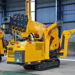 Low Fuel <b>Remote</b> <b>Control</b> Spider Crawler <b>Cranes</b> 5 Ton 8 12 Capacities New <b>Crane</b> Core Motor Engine Pump Gearbox High Performance - Product Image 2