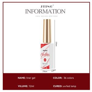 JTING Nouvelle Collection de Vernis à Ongles Gel Liner Noël 6 Couleurs – Coffret OEM ODM Fournitures pour Ongles Personnalisation Gratuite - Product Image 6