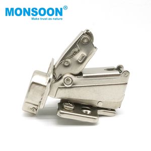 Charnière d'angle hydraulique automatique pour meuble de cuisine, nickelée, 165 degrés, fermeture douce, charnière 3D - Product Image 5