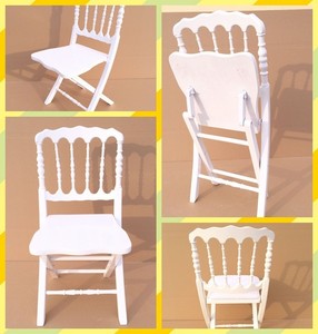 Sillas de Boda de Ratán, Muebles de Madera, Silla Plegable para Comedor, Sillas para Fiestas - Product Image 6
