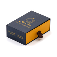 Tiroir à logo personnalisé avec tiroir coulissant en carton Emballage de boîte cadeau de luxe pour bijoux