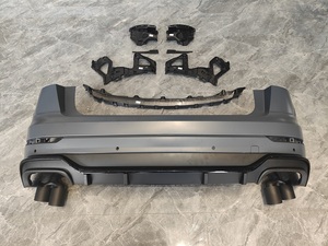 Kit de Carrocería para <span class=keywords><strong>Audi</strong></span> <span class=keywords><strong>Q8</strong></span> 2017-<span class=keywords><strong>2023</strong></span>, Estilo 2024, Parachoques Delantero y Trasero, Conversión de Modelo Antiguo a Nuevo - Product Image 3