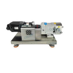 Máquina de llenado de mantequilla de maní de chocolate y queso de viscosidad de alta velocidad Bomba de transferencia de caja eléctrica independiente externa vertical - Product Image 5