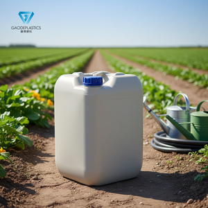 חבית אפורה ניתנת להתאמה אישית בנפח 25 ליטר, ניתנת לערום, אידיאלית לאחסון בכמויות גדולות ולתובלה - Product Image 1